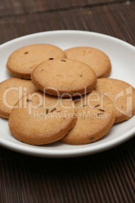 plate full of biscuits