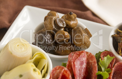 marinated mushrooms