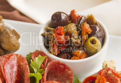 olives and sundried tomatoes