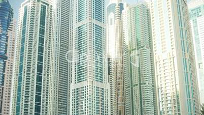 modern buildings of the city skyscrapers