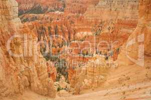 canyon bryce look into valley