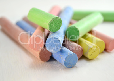 Soft colored chalks