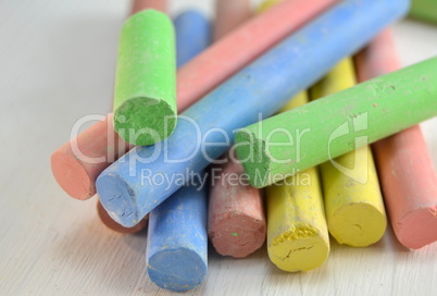soft colored chalks