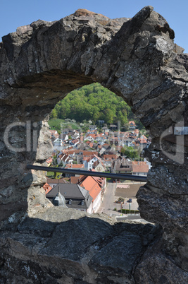 blick von der burgruine lindenfels