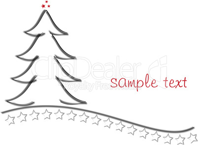 weihnachtsbaum grafik sterne