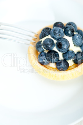 blueberry cream cupcake