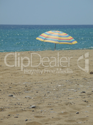 sonnenschirm am strand