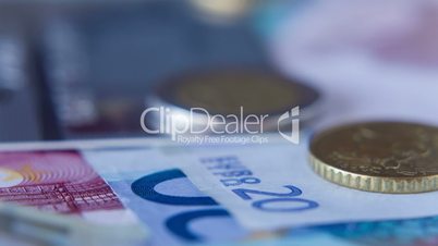 Euro Coins And Banknotes, Shot Motorized Slider 3