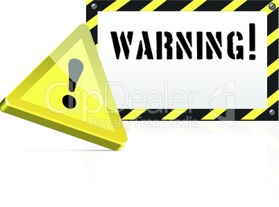 Warning background