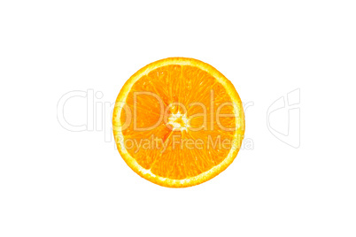 a ripe orange