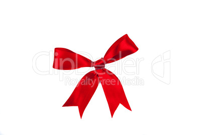 red ribbon by bow