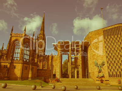 retro looking coventry cathedral