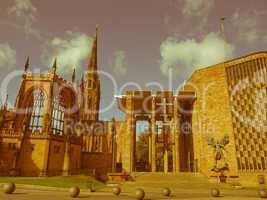 retro looking coventry cathedral