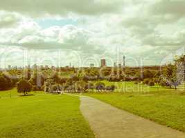 retro looking primrose hill london