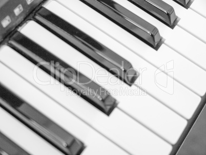 music keyboard keys