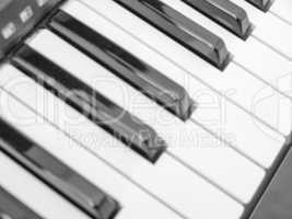 music keyboard keys