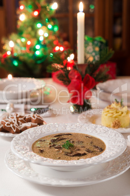 christmas mushroom soup