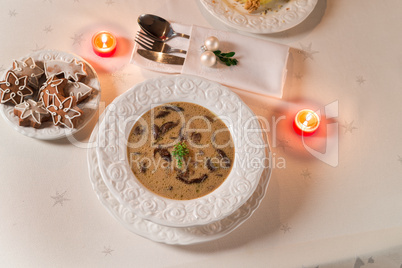 christmas mushroom soup