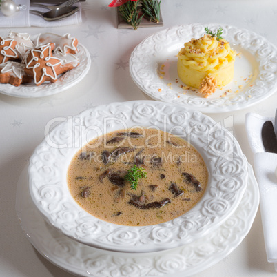 christmas mushroom soup