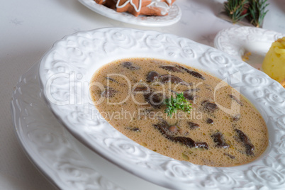 christmas mushroom soup