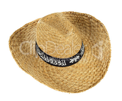 Straw hat that says Mallorca