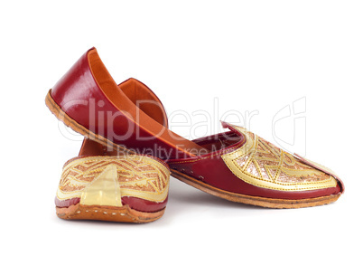 Pair of traditional Indian shoes