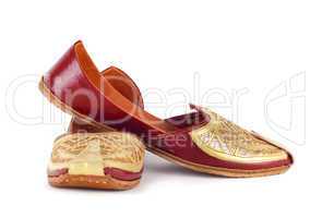 Pair of traditional Indian shoes