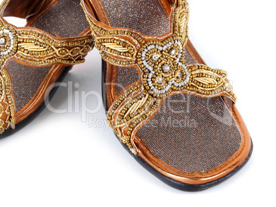 Pair of traditional Indian sandals