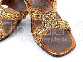 Pair of traditional Indian sandals