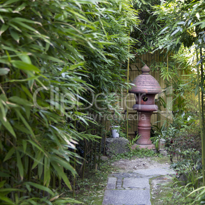 japanese stone lantern