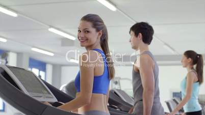 3of27 People training in fitness club, gym and sport activity