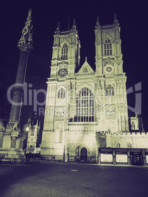 vintage sepia westminster abbey