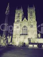 vintage sepia westminster abbey
