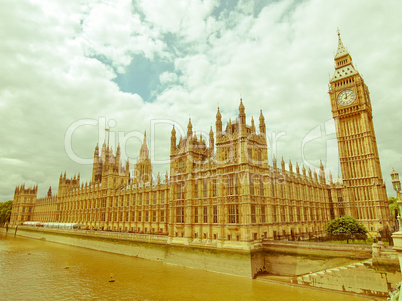 retro looking houses of parliament