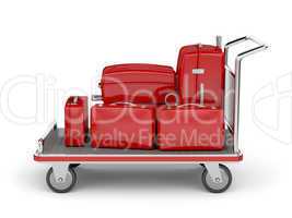 airport luggage cart