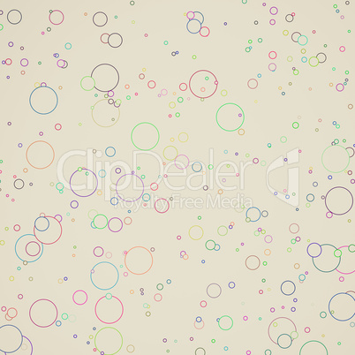 vintage look bubbles