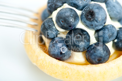 blueberry cream cupcake