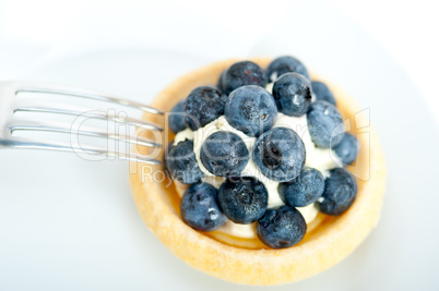 blueberry cream cupcake