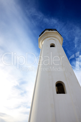 the lighthouse on shore, sharm el sheikh, egypt