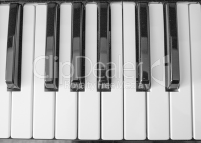 music keyboard keys