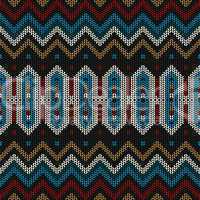 ornamental knitted pattern