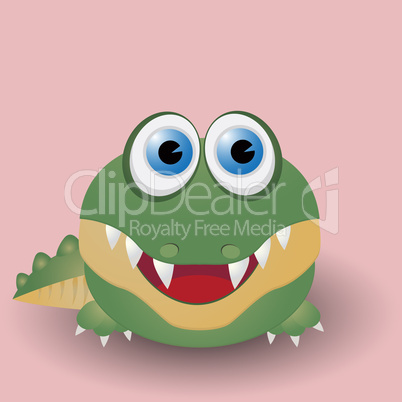 cute baby crocodile