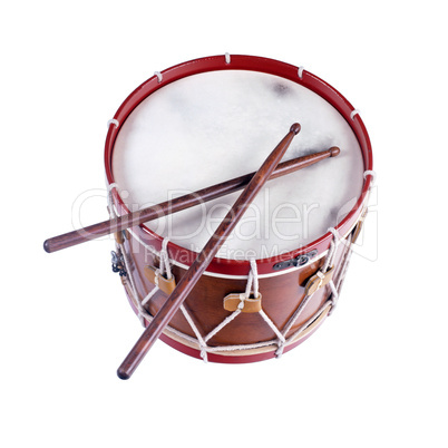 Drum with Drumsticks