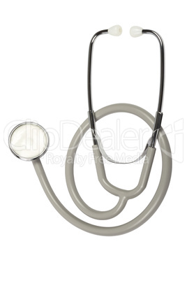 stethoscope on white