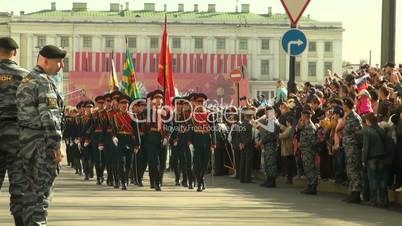 A parade of military