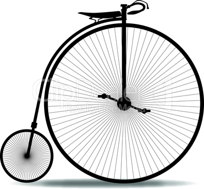penny farthing silhouette