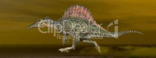 spinosaurus dinosaur - 3d render