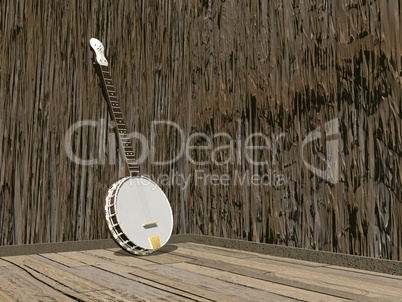 banjo - 3d render