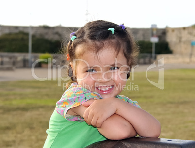 portrait of little girl