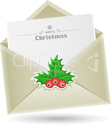 Christmas envelope